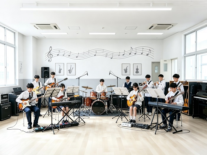 校内电声乐队乐器