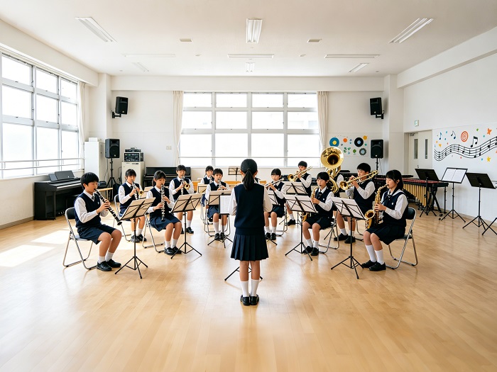 校内管乐队乐器