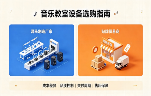 音乐教室设备选购指南：源头制造厂家 vs 贴牌贸易商的区别